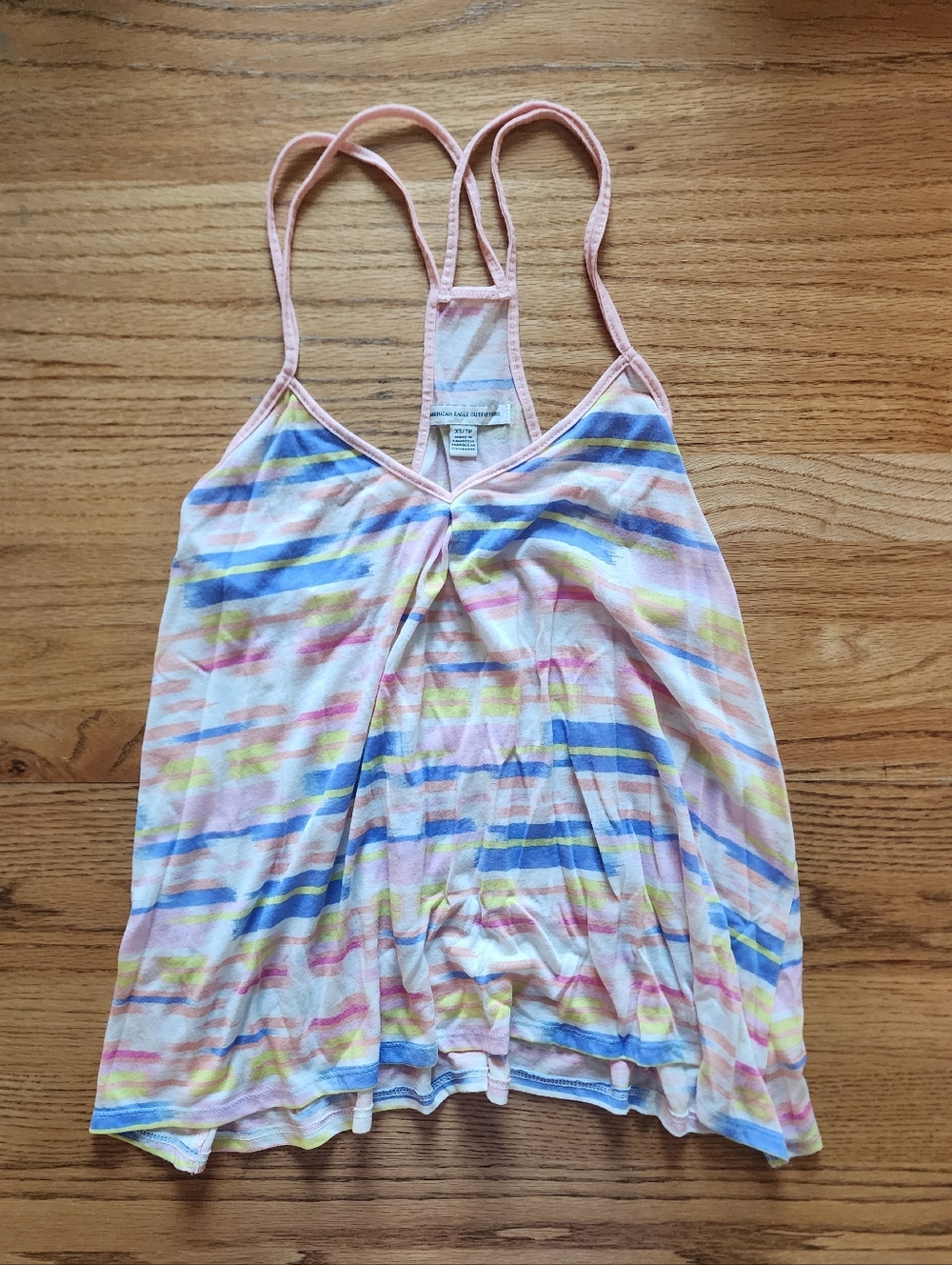 American Eagle Outfitters Women's V-Neck Racerback Multi-Strap Tank Top X-Small